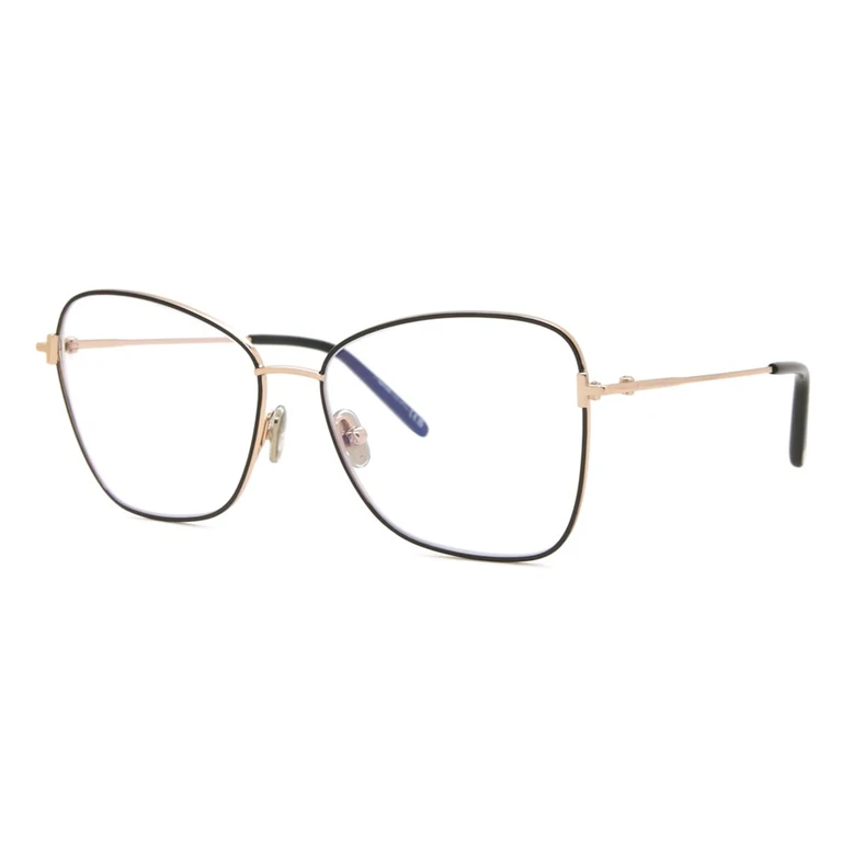 Tom Ford Blue Light Block Butterfly Ladies Eyeglasses FT5906-B 001 55