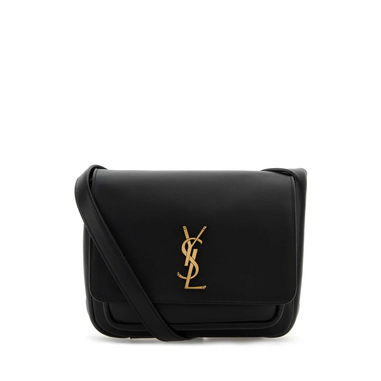Black Leather Niki Crossbody Bag Nero Borse A Tracolla - Women