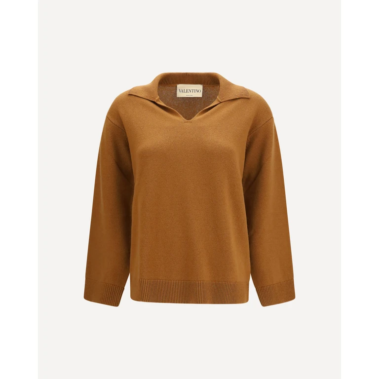 VALENTINO Cashmere V-neck Sweater Female M
