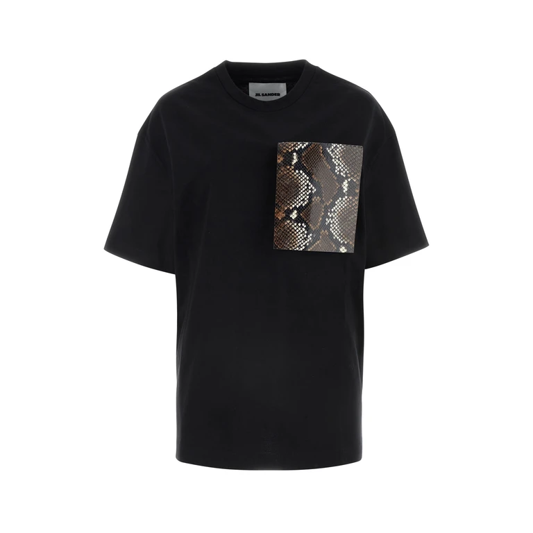 Jil Sander J03gc0122j20035 001 Black T-shirt