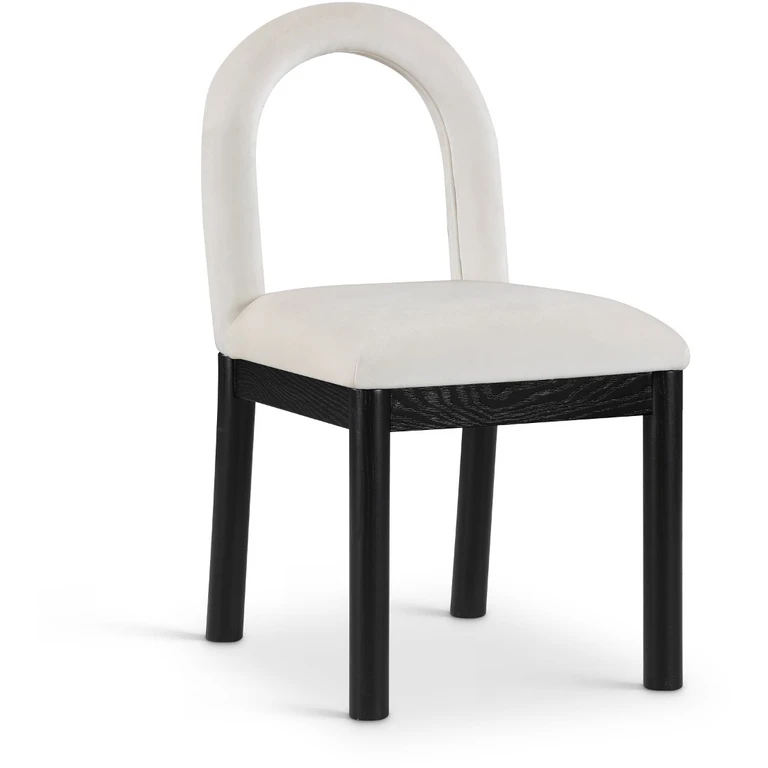 Conrad Cream Velvet Upholstered Dining Chair