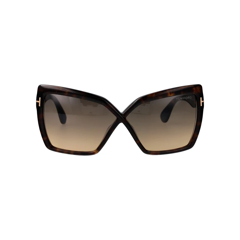Tom Ford Ft1195 01b Nero Lucido / Fumo Grad Acetate Sunglasses - Women