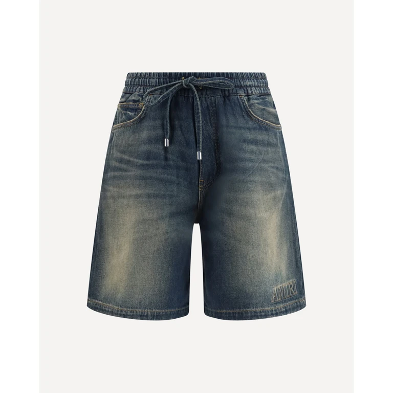 Drawstring denim Shorts Male L