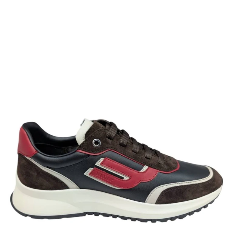 Bally Demmy Calf Suede Low-Top Sneakers, Brand Size 9.5 ( US Size 10.5 )