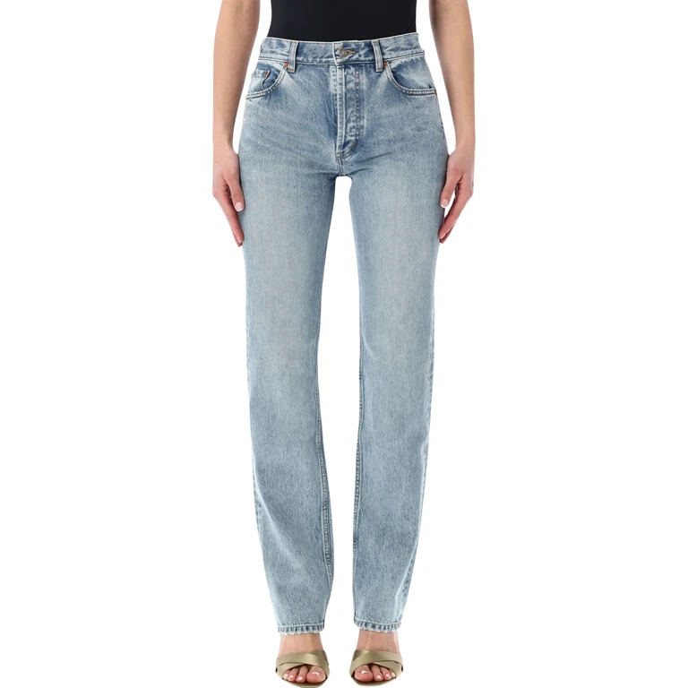 South Blue Straight-Leg Jeans