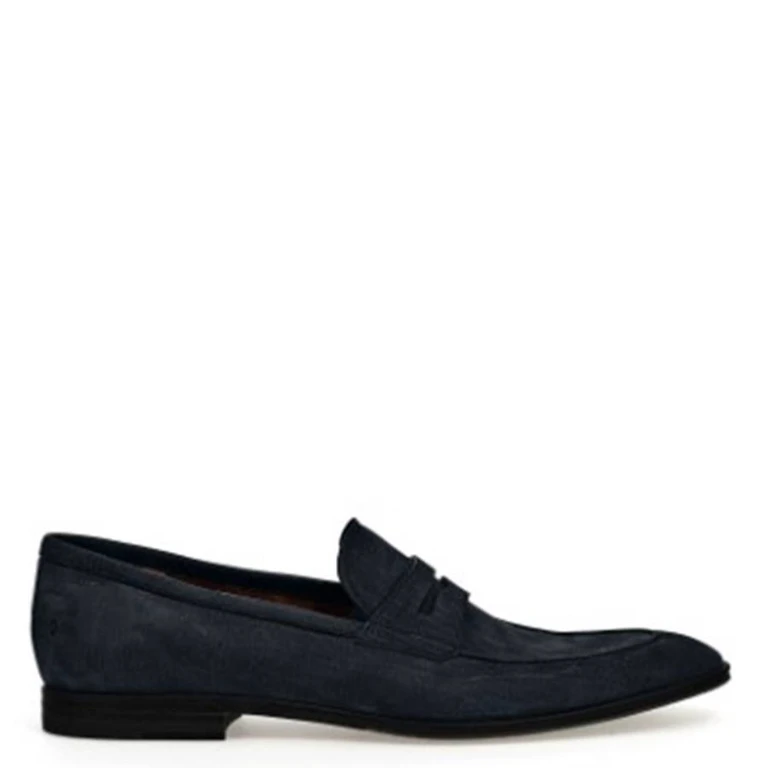Bally Wedian Nubuk Penny Loafers, Brand Size 6 ( US Size 7 )