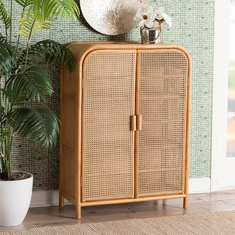 Curaco Light Brown Storage Cabinet