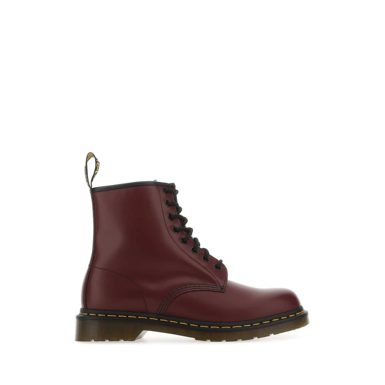 Dr Martens Burgundy Leather 1460 Ankle Boots Cherryredsmooth Sneaker - Unisex