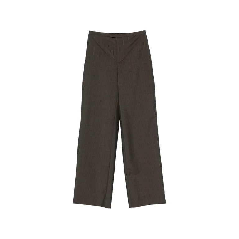 Gucci Pinstripe Concealed-fastening Trousers