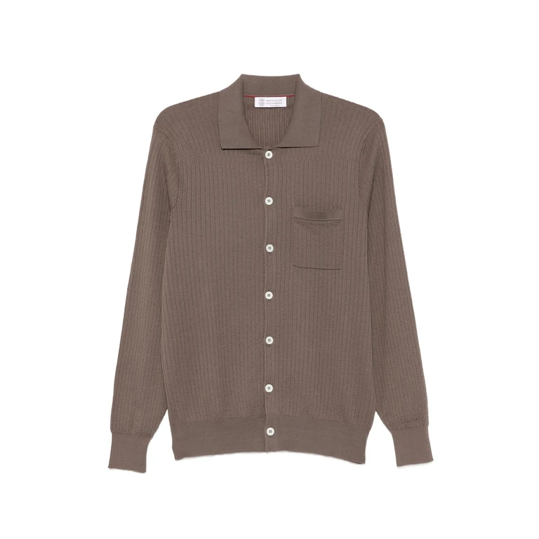 Brunello Cucinelli Ribbed-knit Button-up Cardigan
