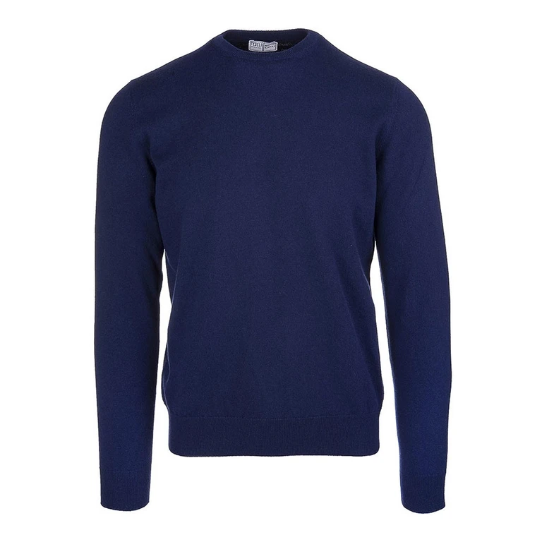 Fedeli Pull Col Rond - Bleu