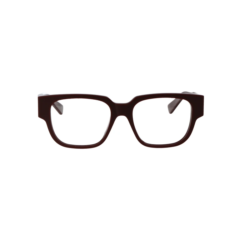 Bottega Veneta Bv1289o 003 Burgundy Transparent Acetate Optical - Women