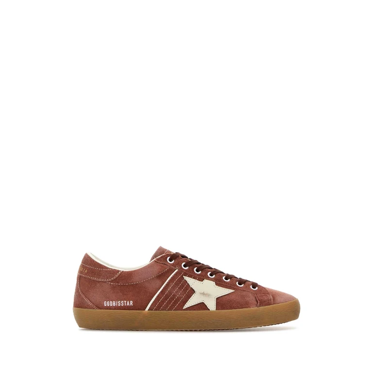 Golden Goose Deluxe Brand Brick Suede Super Star Sneakers Redrustwhite - Men