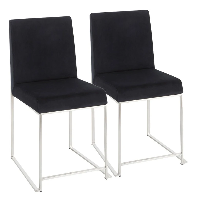 Fuji Silver Dining Chair, Set of 2