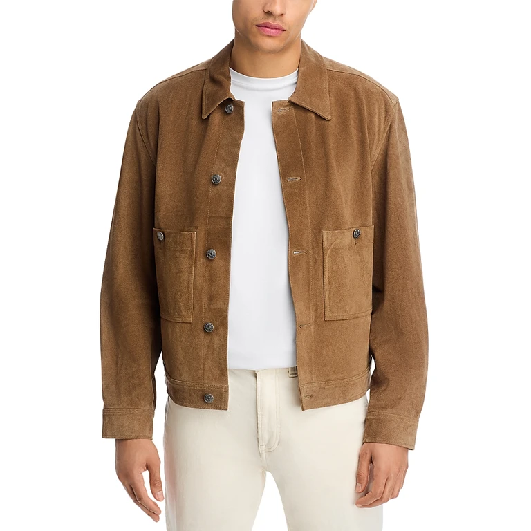 Madewell Suede Trucker Jacket