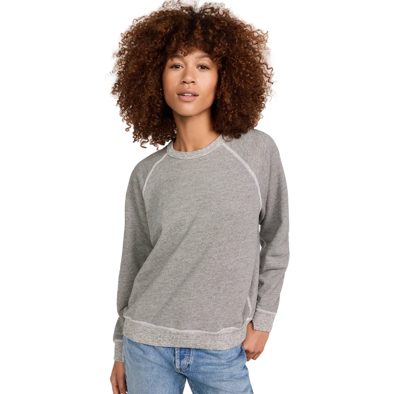 THE GREAT. The College Sweatshirt Varsity Grey 3