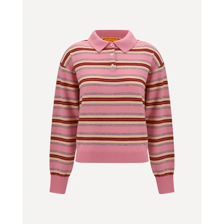 GUEST IN RESIDENCE College striped Polo Sweater Female M