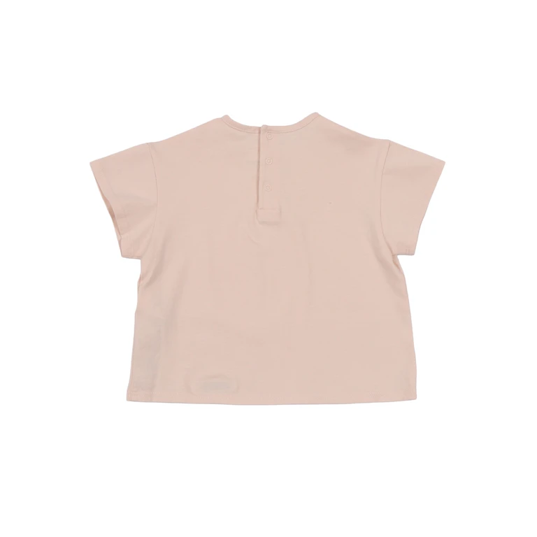 Chloé T-SHIRT Pink Cotton Short Sleeves