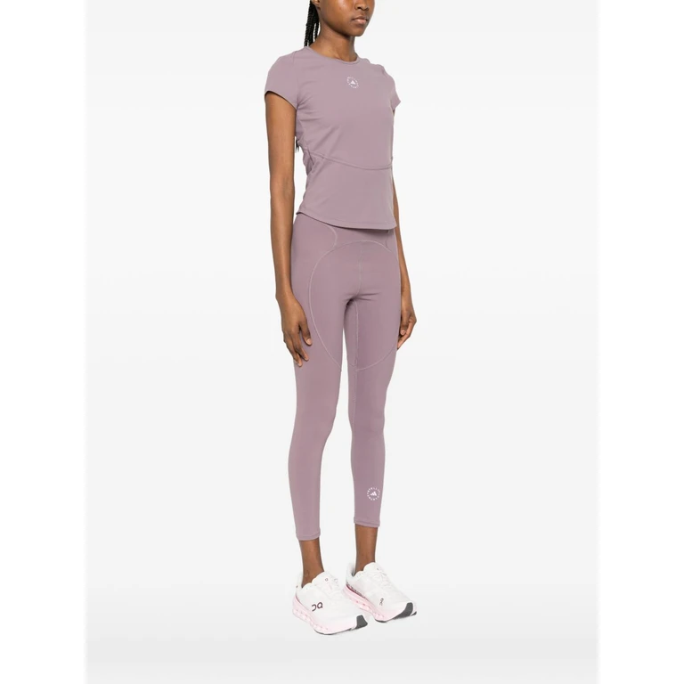 Adidas By Stella McCartney T-shirts and Polos Lilac Rec. Polyamide Elasthane - Women