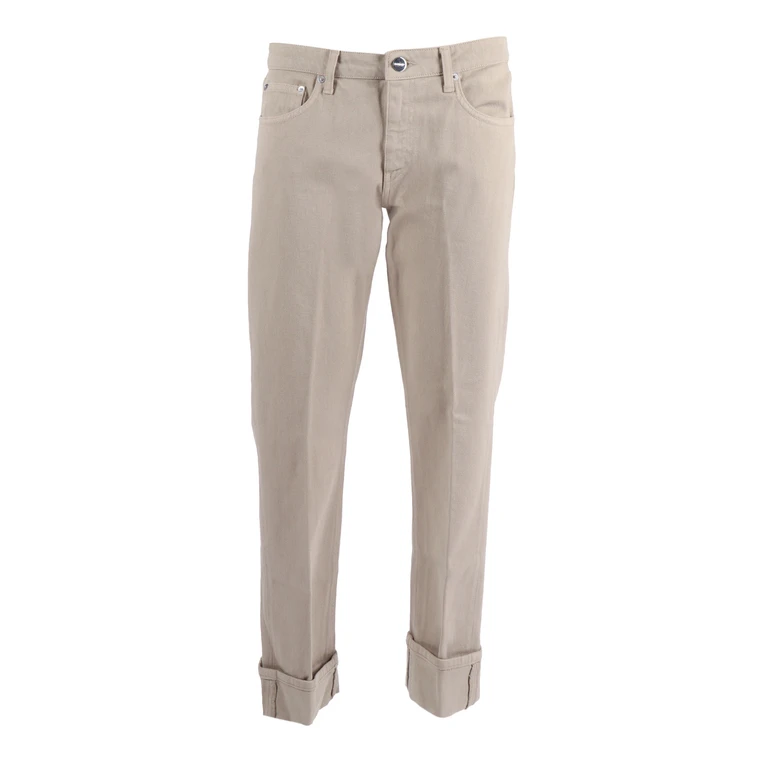 Dondup Coco Pants White Cotton Elastane Jean - Women