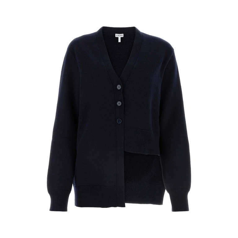 Loewe Midnight Blue Cashmere Cardigan Darknavy Exterior: Maglieria - Women