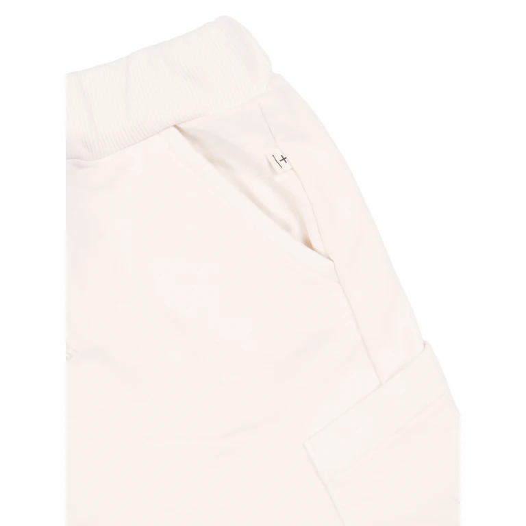 One More In The Family pants White Cotton Elastane - Kids