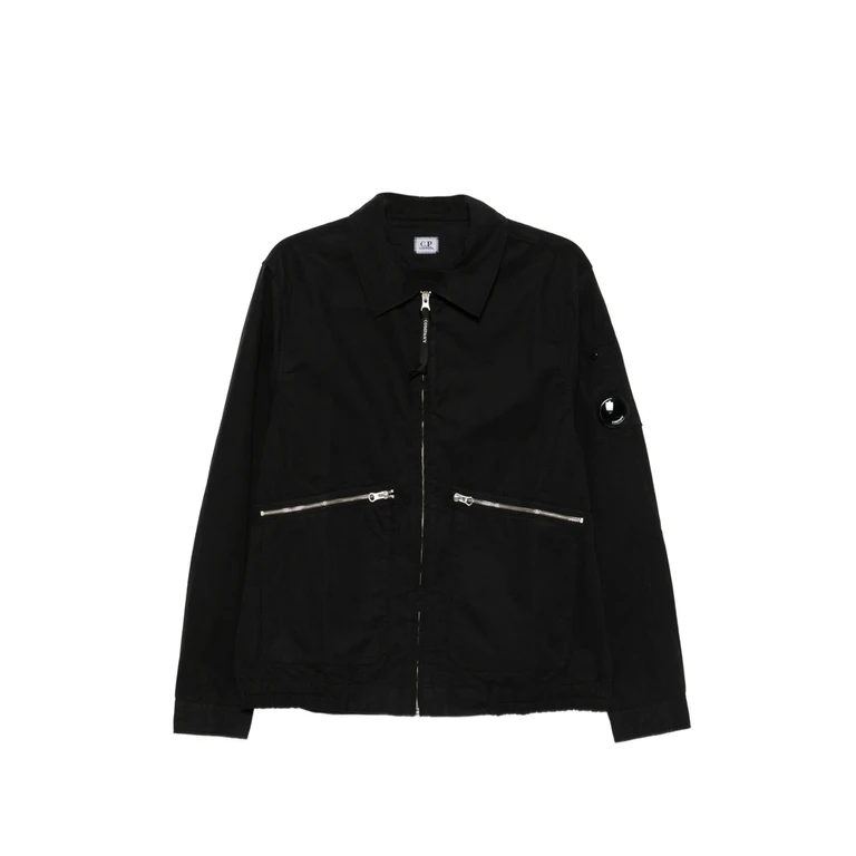 C. p. Company Micro -Reps Lens-detail Zip-up Shirt Jacket