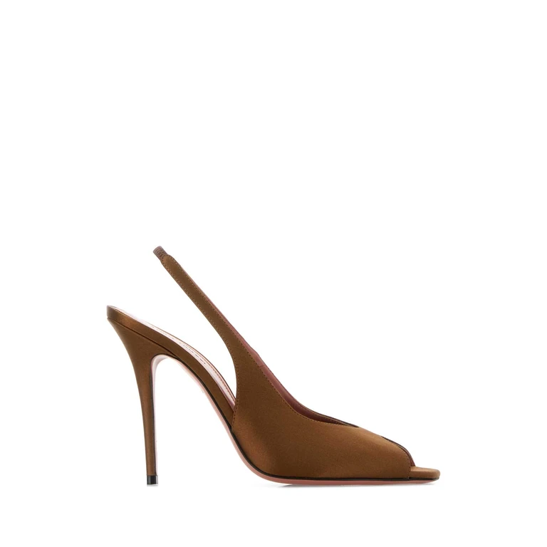 Amina Muaddi Kristinasling105 Mocha Sandali