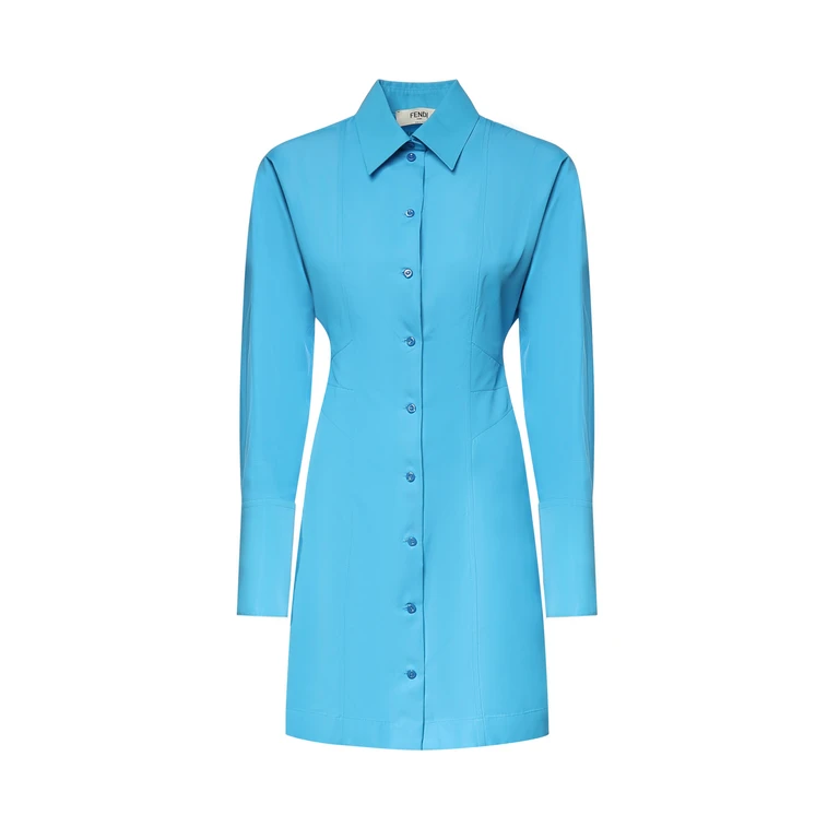 Fendi Dresses Light Blue - Women