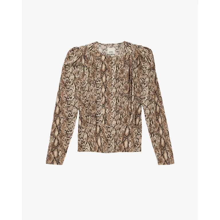 Blouse Zarga - Femme - Naturel - Taille36 - Isabel Marant