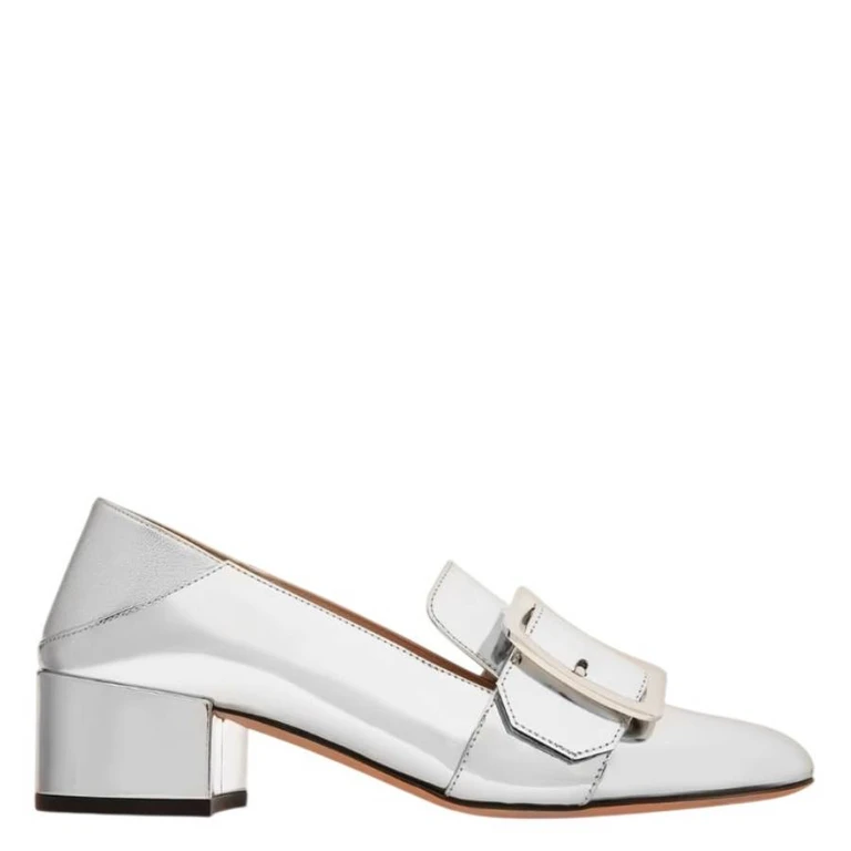 Bally Janelle Buckle Leather Pumps