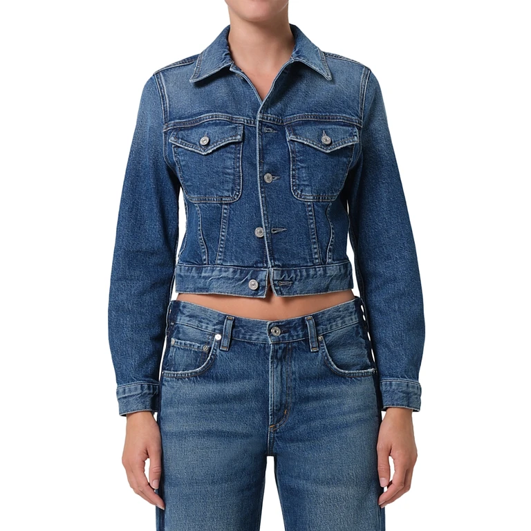 Citizens of Humanity Charisse Shrunken Denim Jacket