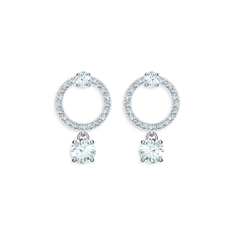 Swarovski Constella Circle Drop Earrings