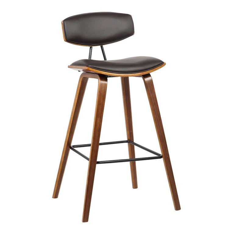 Mid Century Modern Upholstered Counter Height Stool - Fox