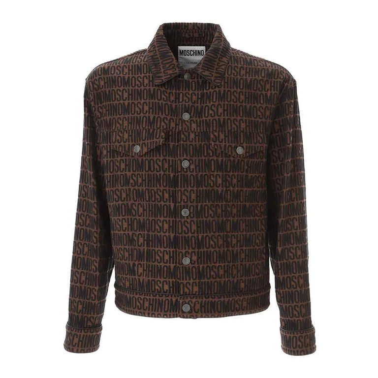 Moschino Blouson En Cuir - Marron