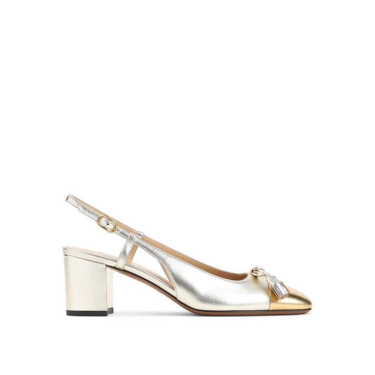 Valentino Garavani Chaussures À Talon - Or Blanc