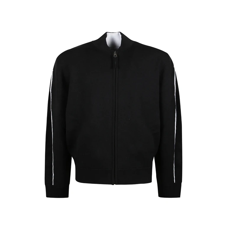 Givenchy Couture Seam Zipped Cardigan Black Maglia - Men