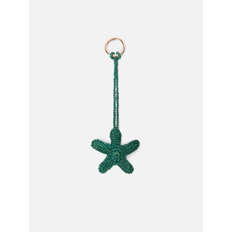 Mc2 Saint Barth Bag Charm With Starfish Raffia Sky Small Accessories - Unisex