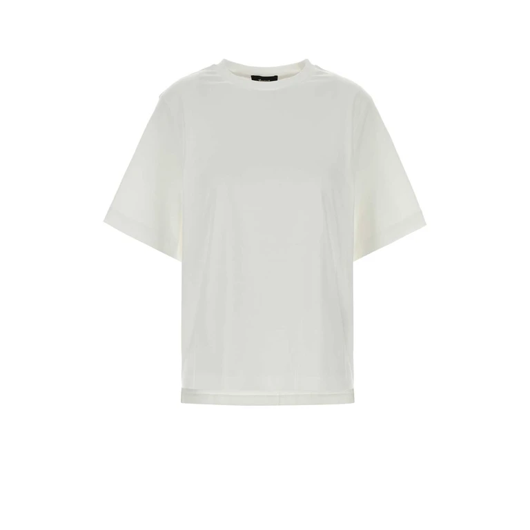Herno Laminar Jg00062dl52132 1000 Bianco Exterior: Cotton T-shirt