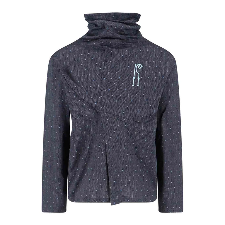 Kiko Kostadinov Pull Col Roulé - Noir