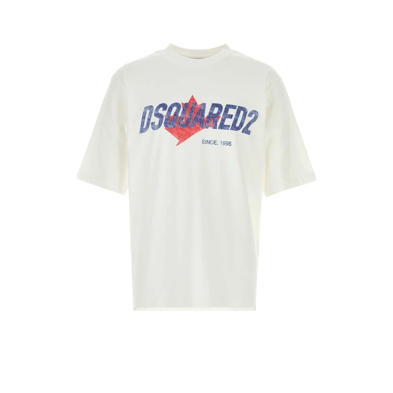 Dsquared2 S74gd1556d20106 100 White Exterior: Cotton T-shirt