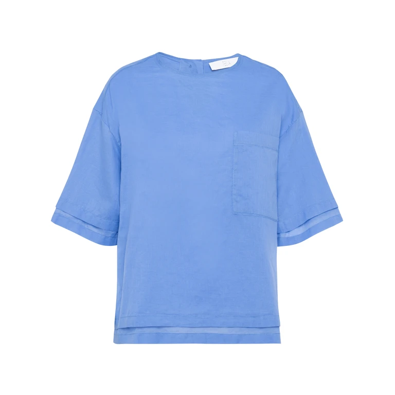 Tela Camicia Papavero Blue Top - Women