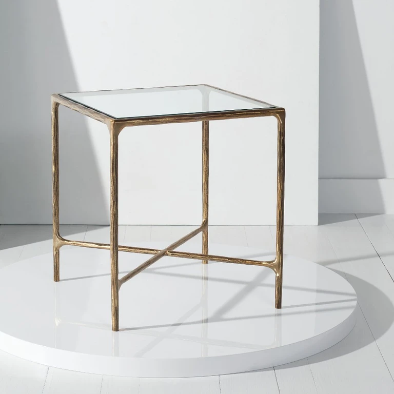 Jessa Metal Square End Table