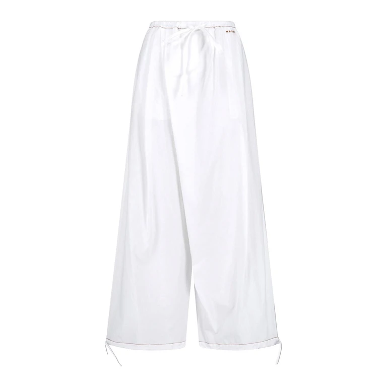 Marni Pantalons Décontractés - Blanc