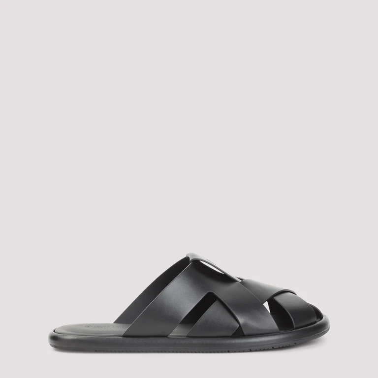 Alexander McQueen Strap Leather Sandals