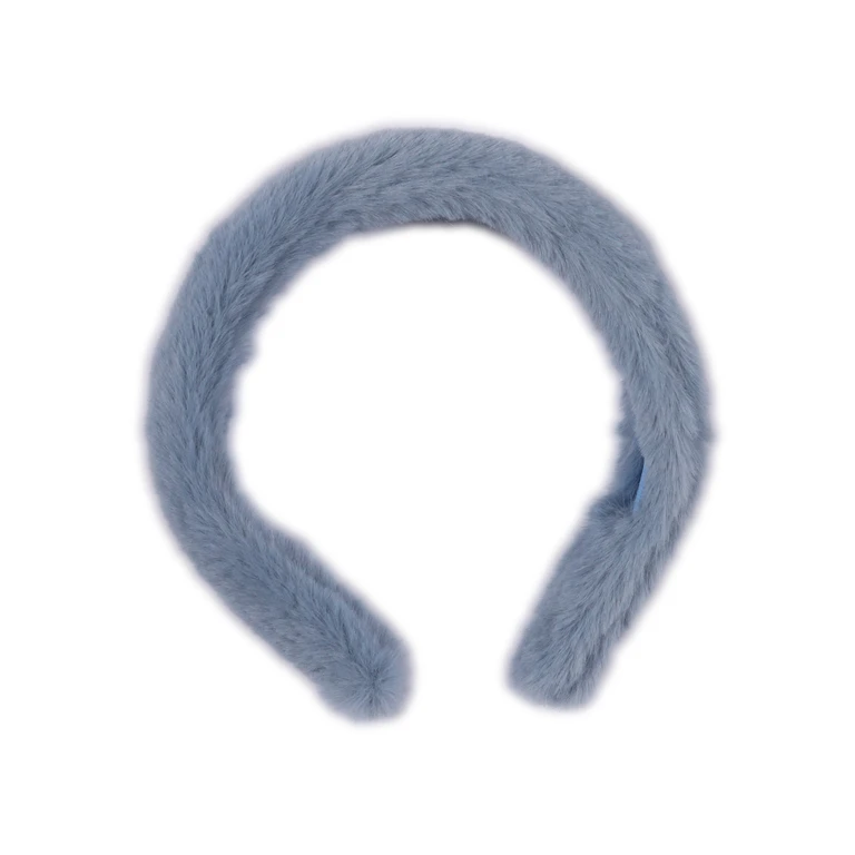 Magil Eco-Fur Headband Light Blue