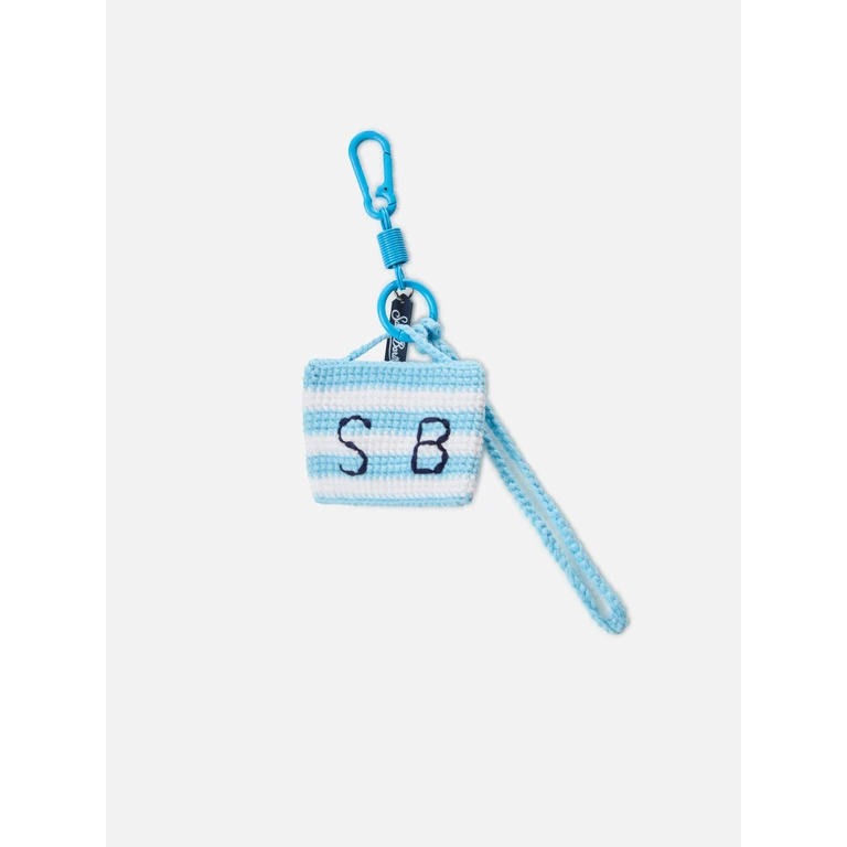 Mc2 Saint Barth Funny Bag Charm With Crochet Sky Small Accessories - Unisex
