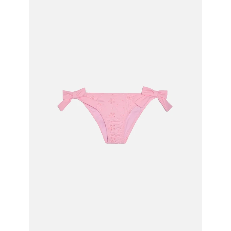 Mc2 Saint Barth Classic Swim Briefs Zippy Pink Sangallo Lace Bottom