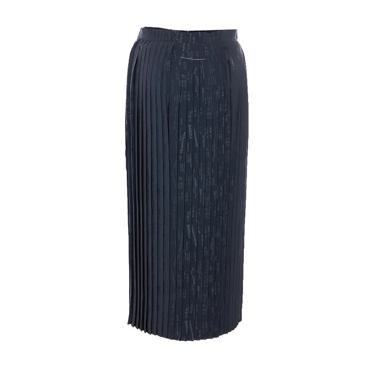 MM6 Maison Margiela Jupe Midi - Noir
