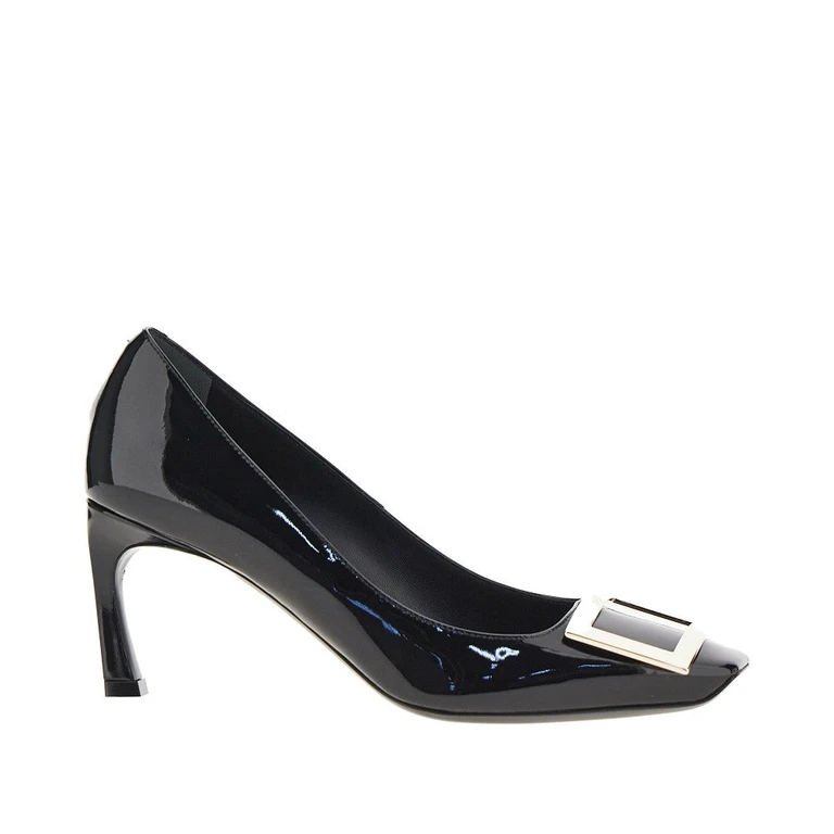 ROGER VIVIER Patent leather Belle Vivier Trompette pumps Woman 36